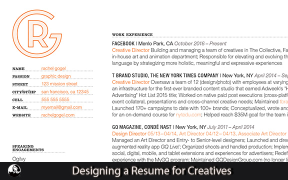 دانلود فیلم آموزشی Designing a Resume for Creatives