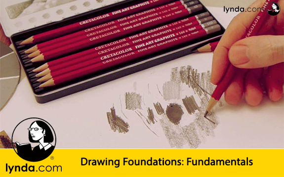دانلود فیلم آموزشی Drawing Foundations: Fundamentals از Lynda