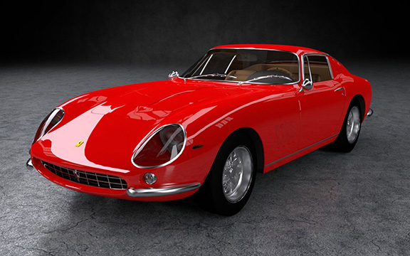 دانلود مدل سه بعدی اتومبیل Ferrari 275 GTB 1964