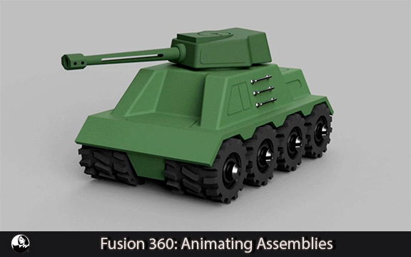 دانلود فیلم آموزشی Fusion 360: Animating Assemblies