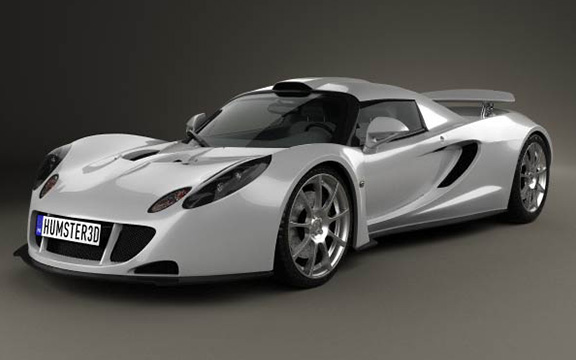 دانلود مدل سه بعدی اتومبیل Hennessey Venom GT 2012