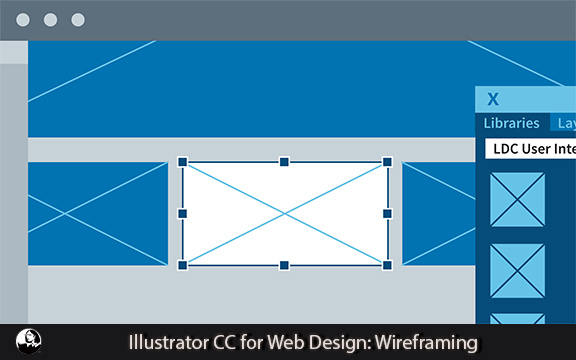 دانلود فیلم آموزشی Illustrator CC for Web Design: Wireframing