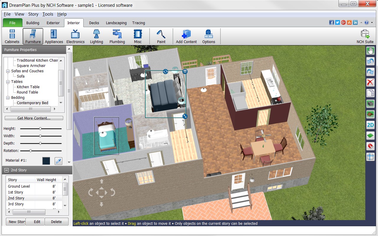 NCH DreamPlan Home Designer Plus 8.31 for mac download