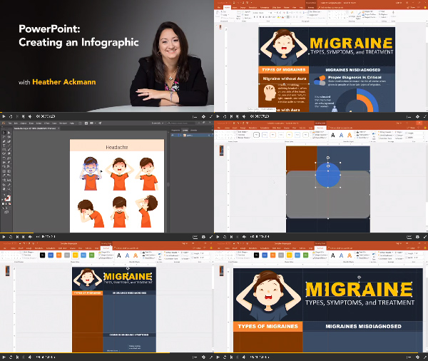 PowerPoint: Creating an Infographic center