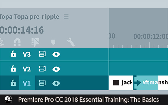 دانلود فیلم آموزشی Premiere Pro CC 2018 Essential Training: The Basics