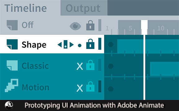 دانلود فیلم آموزشی Prototyping UI Animation with Adobe Animate