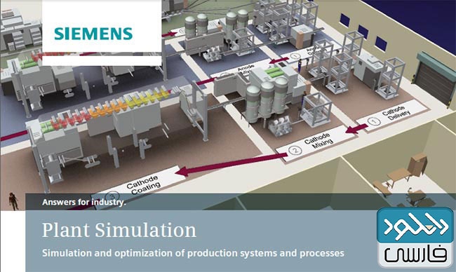 دانلود نرم افزار Siemens Tecnomatix Plant Simulation v16.0.5