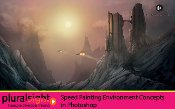 دانلود فیلم آموزشی Speed Painting Environment Concepts in Photoshop