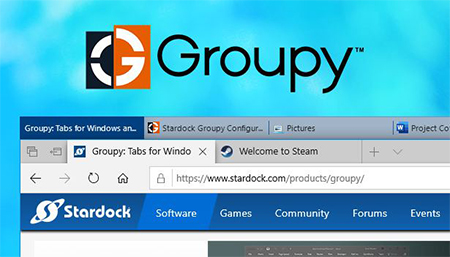 دانلود نرم افزار Stardock Groupy v1.41