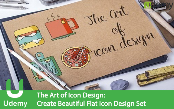 دانلود فیلم آموزشی The Art of Icon Design: Create Beautiful Flat Icon Design Set