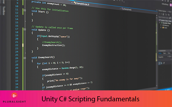 دانلود فیلم آموزشی Unity C# Scripting Fundamentals