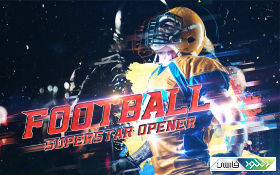 دانلود پروژه افتر افکت Videohive Football Superstar Opener