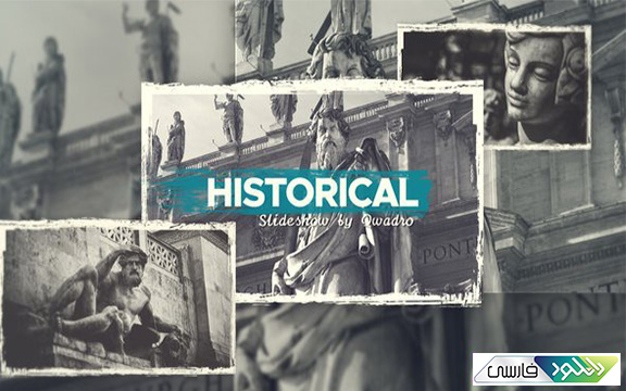 دانلود پروژه افتر افکت Videohive Historical Vintage Documentary Slideshow