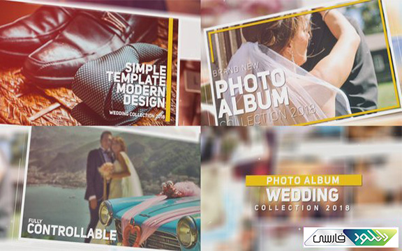 دانلود پروژه افتر افکت Videohive Wedding Photo Album