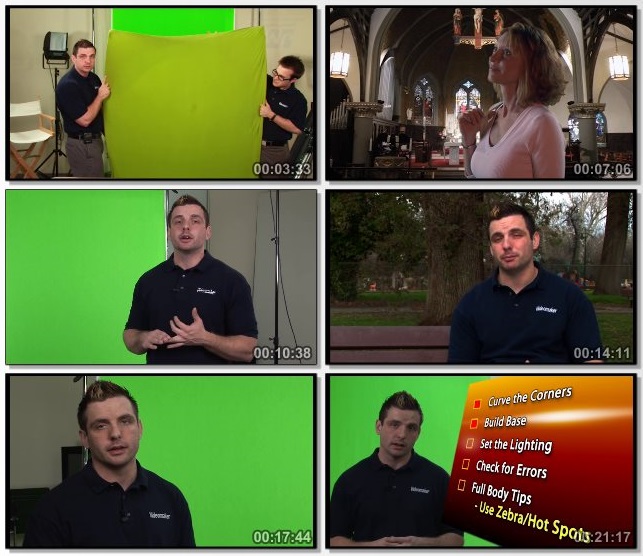 دانلود فیلم آموزشی Green Screen Basic Training از Videomaker