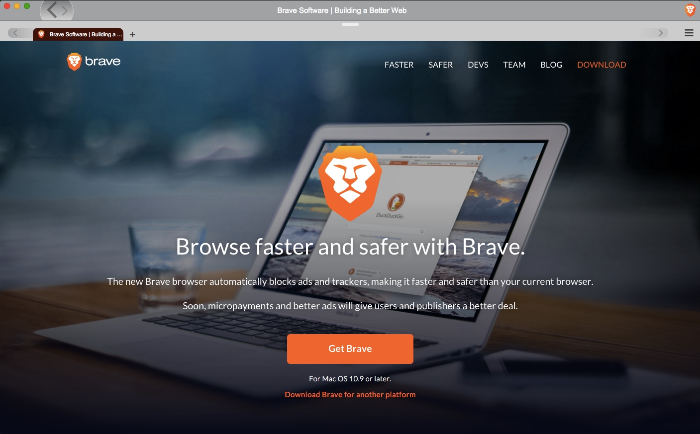 download the new for windows Brave Browser
