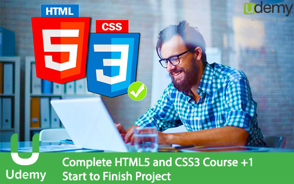 دانلود فیلم آموزشی Complete HTML5 and CSS3 Course +1 Start to Finish Project