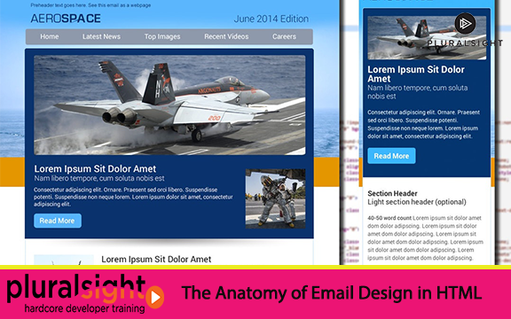دانلود فیلم آموزشی The Anatomy of Email Design in HTML
