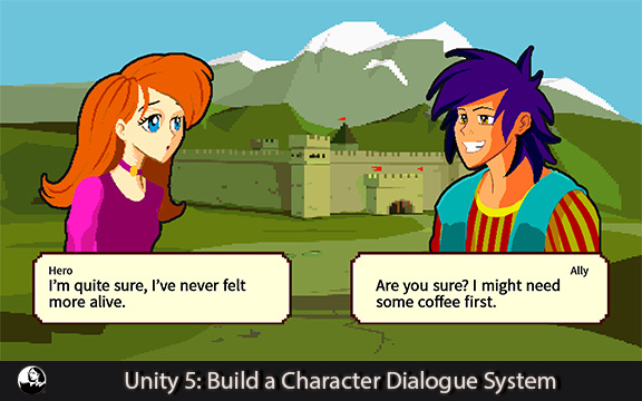 دانلود فیلم آموزشی Unity 5: Build a Character Dialogue System