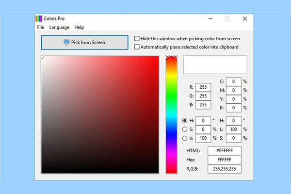 دانلود نرم افزار Colors Pro 3.2.0 ابزار مدیریت رنگ در ویندوز برای کامپیوتر