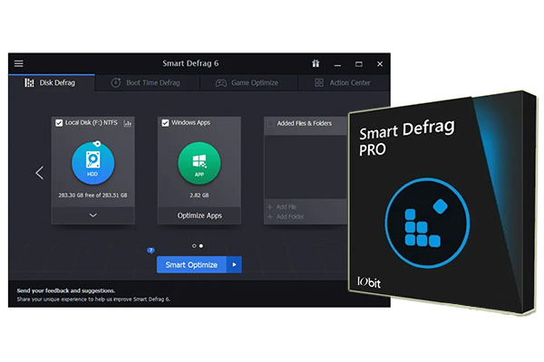 دانلود نرم افزار IObit Smart Defrag Pro 10.1.0.419 افزایش سرعت و بهینه ساز دیسک و سیستم برای کامپیوتر