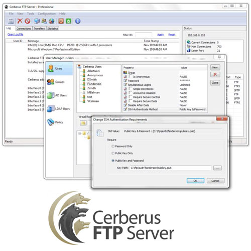 cerberus ftp server enterprise