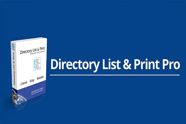 دانلود نرم افزار Directory List and Print Pro v4.30 چاپ محتویات دایرکتوری
