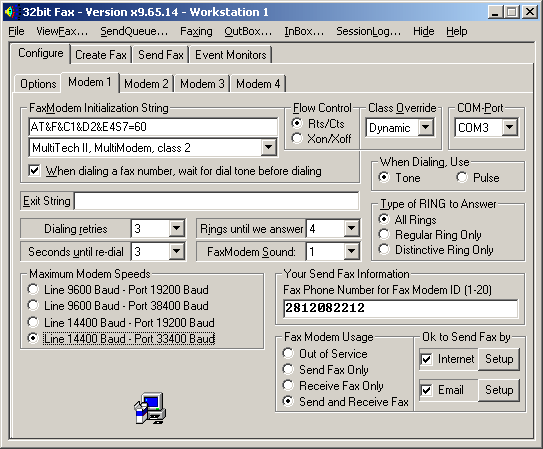 ElectraSoft FaxMail Network for Windows 1 334