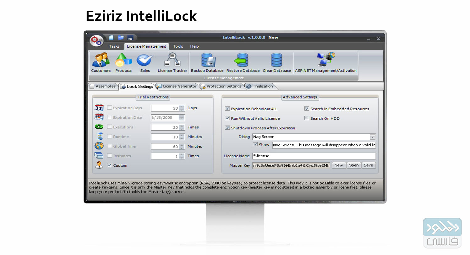 دانلود نرم افزار Eziriz IntelliLock v2.8.5.0