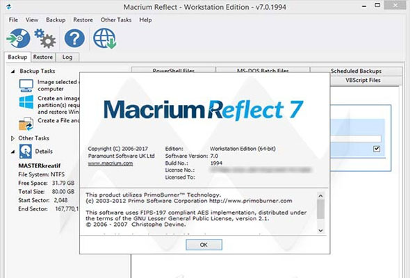 free downloads Macrium Reflect Workstation 8.1.7784 + Server