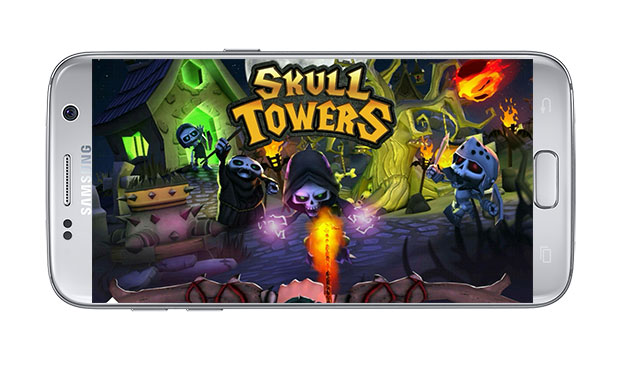 دانلود بازی اندروید Skull Towers – Castle Defense v1.2.2