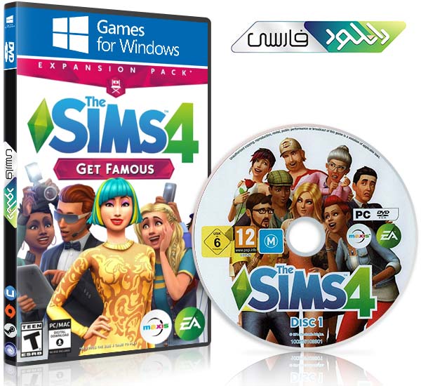 دانلود بازی کامپیوتر The Sims 4 Get Famous نسخه CODEX و FitGirl + آخرین آپدیت
