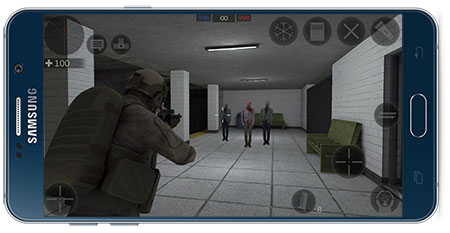 دانلود بازی اندروید Zombie Combat Simulator v1.3.6