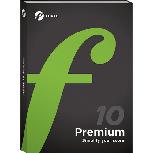 دانلود نرم افزار Forte Notation FORTE 10 Premium v10.1.1 Retail – win