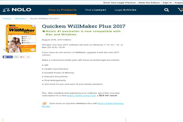 update quicken willmaker plus 2019