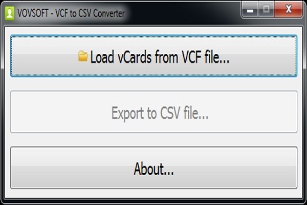download VCF to CSV Converter