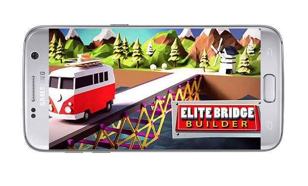 دانلود بازی اندروید Elite Bridge Builder- Mobile Fun Construction Game v1.1.3