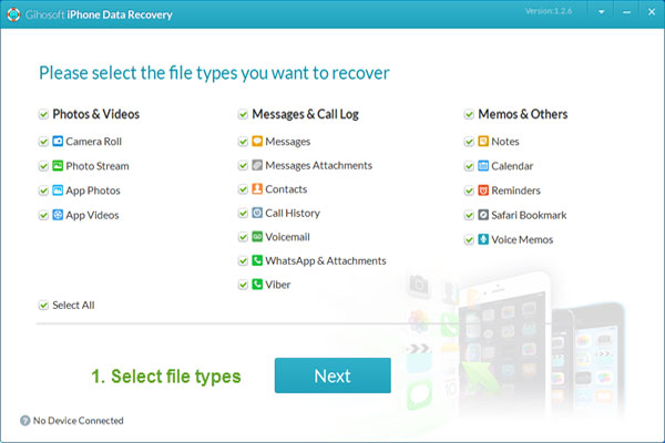 gihosoft iphone data recovery help