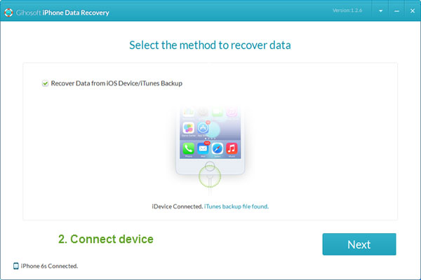 gihosoft iphone data recovery key