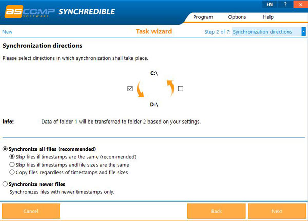 Synchredible Professional Edition 8.104 for windows download free