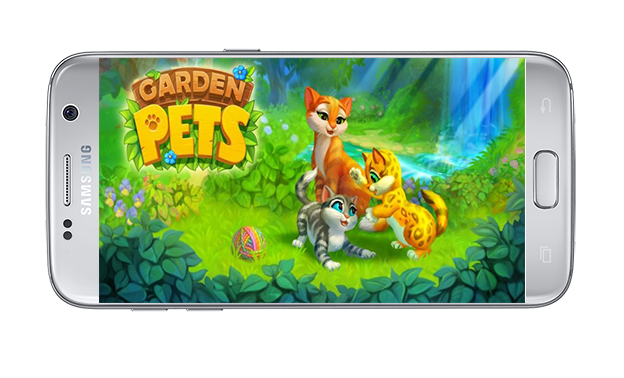 دانلود بازی اندروید Garden Pets: Match-3 Dogs & Cats Home Decorate v1.34 همراه با فایل مود شده بازی