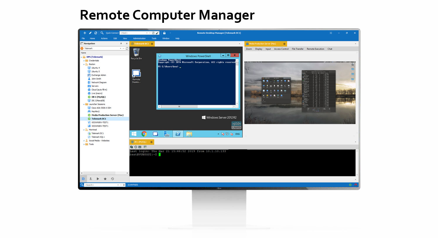 دانلود نرم افزار مدیریت شبکه از راه دور Remote Computer Manager v6.3.0 Enterprise