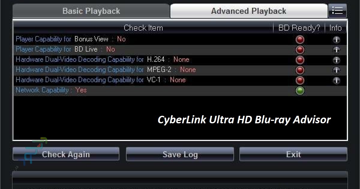 دانلود نرم افزار CyberLink Ultra HD Blu-ray Advisor  2.0.3201.0 – Win