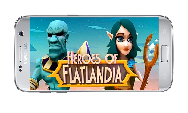 دانلود بازی اندروید Heroes of Flatlandia v1.0