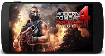 دانلود بازی اندروید Modern Combat 4 Zero Hour v1.2.2e