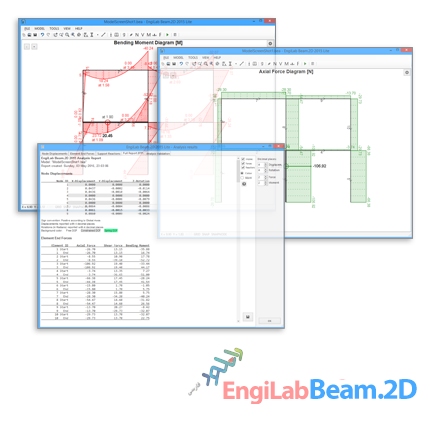 دانلود نرم افزار EngiLab Beam.2D 2015 Pro Edition v2.2.5602 – Win