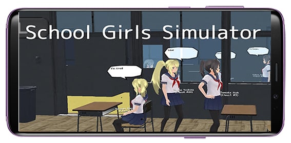 دانلود بازی اندروید School Girls Simulator v1.0