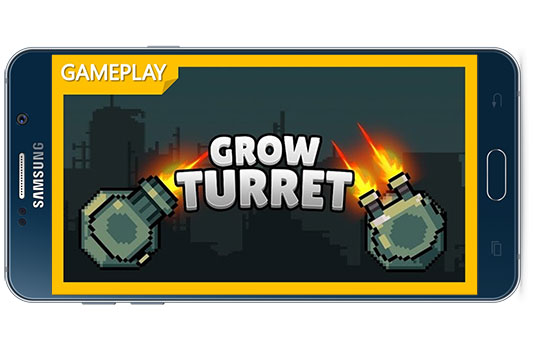 دانلود بازی اندروید Grow Turret – Idle Clicker Defense v6.9