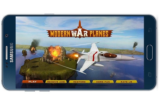 دانلود بازی اندروید هواپیماهای جنگی مدرن Modern Warplanes v1.16.0
