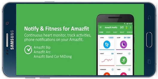 دانلود نرم افزار اندروید Notify and Fitness for Amazfit v8.8.4 Pro